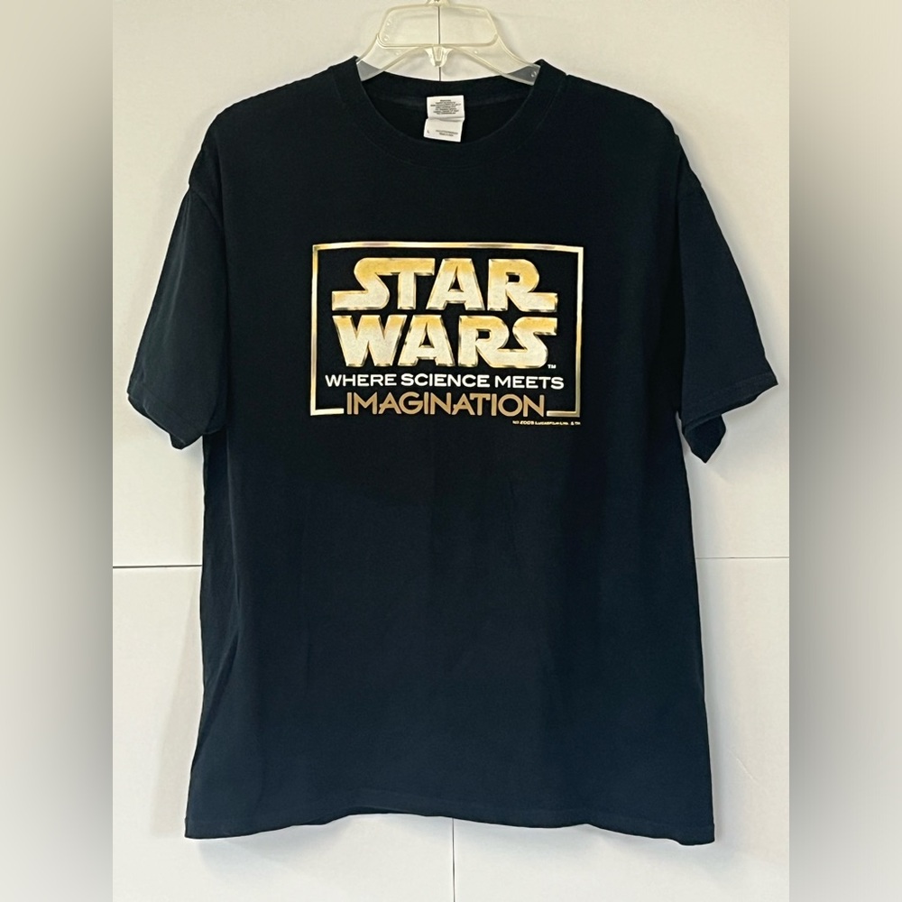 Star Wars Where Science Meets Imagination Exhibition Tour T-shirt. Size Large.